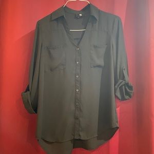 Black IZ Buyer dress shirt